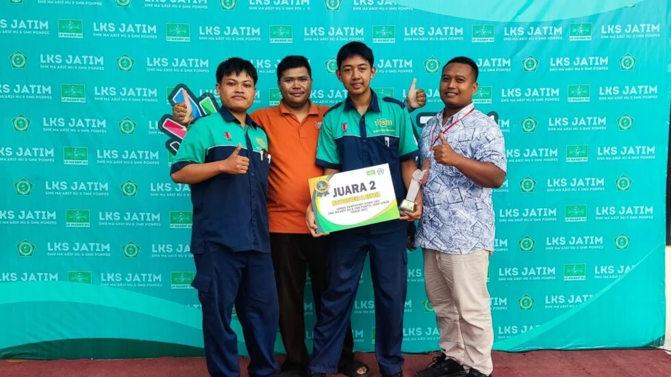 SMK Islam 1 Blitar Raih Juara 2 Lomba Motorcycle Maintenance and Repair Dalam SMK Ma’arif NU dan SMK Ponpes Se-Jatim